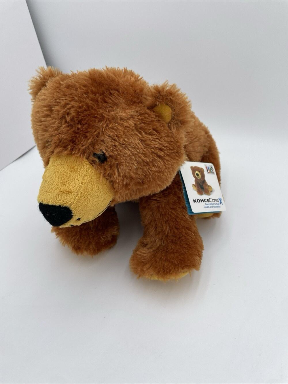 NWT Kohl's Cares Eric Carle Brown Bear 12” plush toy Teddy Character Story Kids